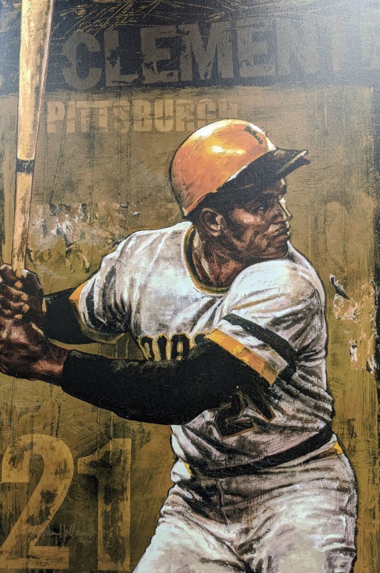 Roberto Clemente by Stephen Holland - Art of the Game