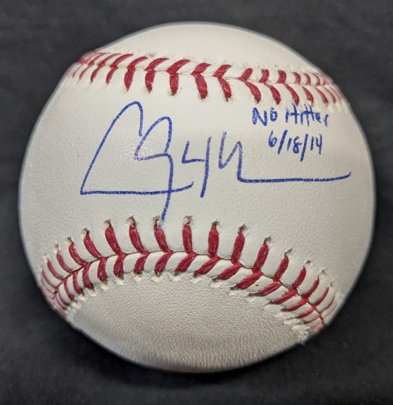 Clayton Kershaw Autographed Ball with No Hitter Inscription - Art of ...